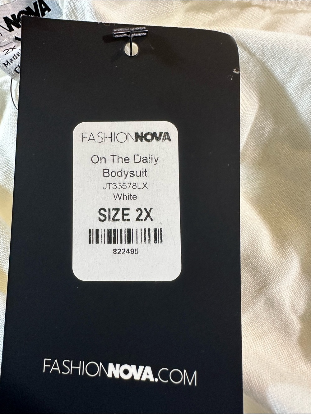 Fashion Nova On the Daily Bodysuit Size 2X. NWT - Picture 6 of 9